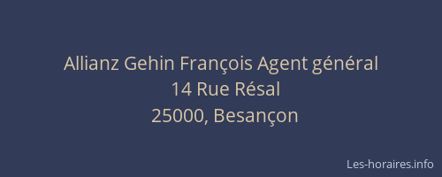 Allianz Gehin François Agent général