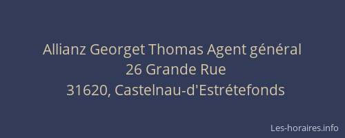 Allianz Georget Thomas Agent général