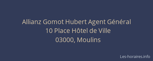 Allianz Gomot Hubert Agent Général
