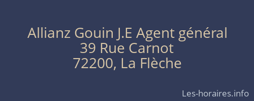 Allianz Gouin J.E Agent général