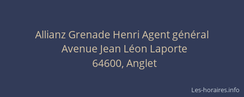 Allianz Grenade Henri Agent général