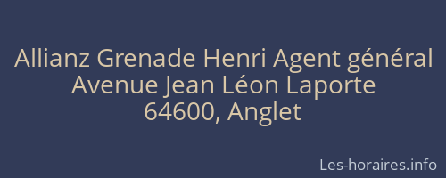 Allianz Grenade Henri Agent général