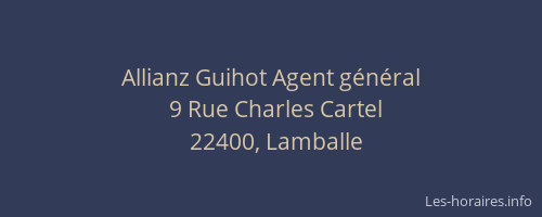 Allianz Guihot Agent g&eacute;n&eacute;ral
