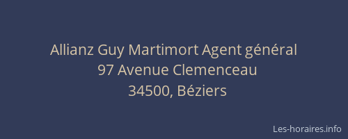 Allianz Guy Martimort Agent général