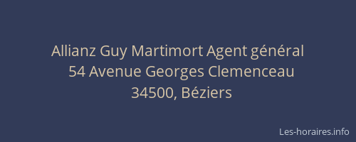 Allianz Guy Martimort Agent général