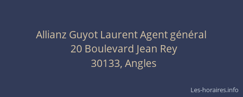Allianz Guyot Laurent Agent g&eacute;n&eacute;ral