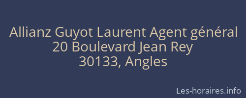 Allianz Guyot Laurent Agent général