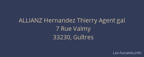 ALLIANZ Hernandez Thierry Agent gal