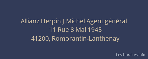 Allianz Herpin J.Michel Agent général