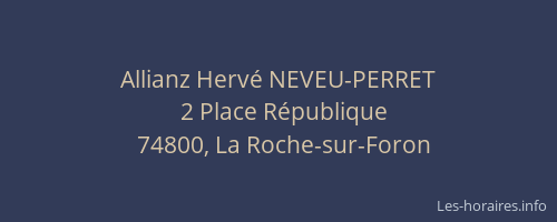 Allianz Hervé NEVEU-PERRET