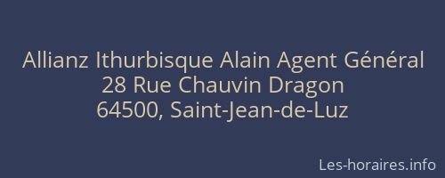 Allianz Ithurbisque Alain Agent Général