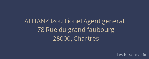 ALLIANZ Izou Lionel Agent général