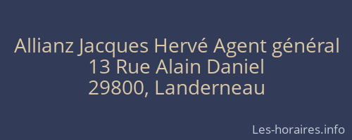 Allianz Jacques Hervé Agent général