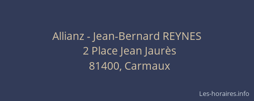 Allianz - Jean-Bernard REYNES