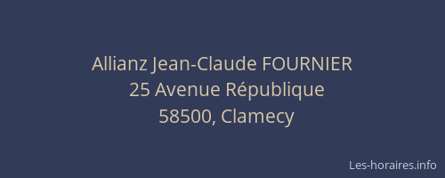 Allianz Jean-Claude FOURNIER
