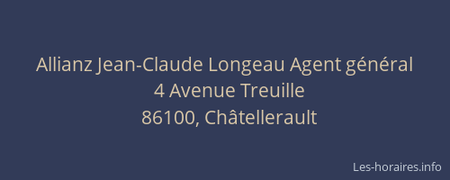 Allianz Jean-Claude Longeau Agent général