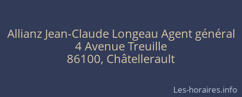 Allianz Jean-Claude Longeau Agent général