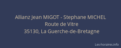 Allianz Jean MIGOT - Stephane MICHEL