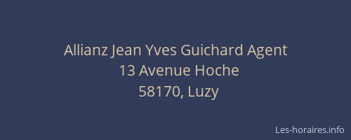Allianz Jean Yves Guichard Agent