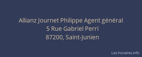 Allianz Journet Philippe Agent général