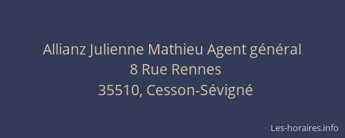 Allianz Julienne Mathieu Agent général