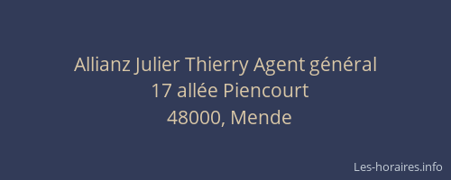 Allianz Julier Thierry Agent général