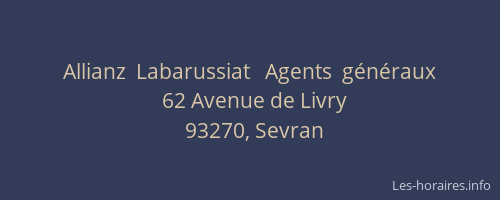 Allianz  Labarussiat   Agents  généraux