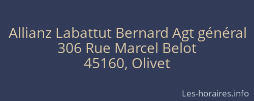 Allianz Labattut Bernard Agt général