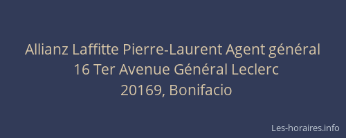 Allianz Laffitte Pierre-Laurent Agent général