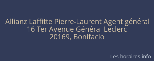 Allianz Laffitte Pierre-Laurent Agent g&eacute;n&eacute;ral