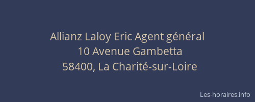 Allianz Laloy Eric Agent g&eacute;n&eacute;ral