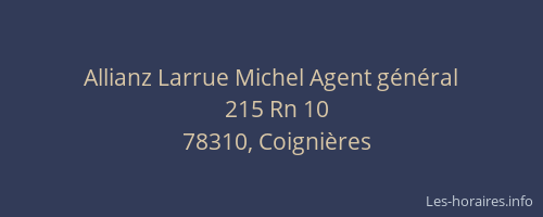 Allianz Larrue Michel Agent général