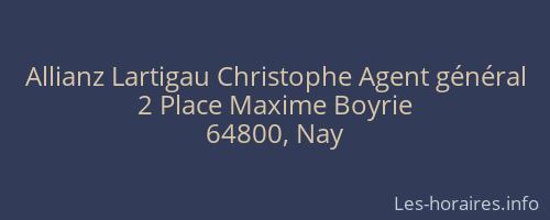 Allianz Lartigau Christophe Agent général