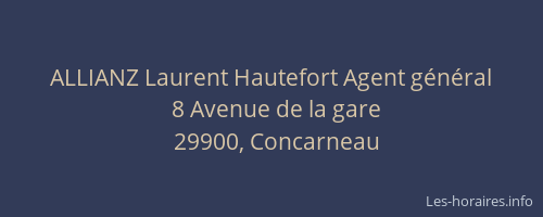 ALLIANZ Laurent Hautefort Agent g&eacute;n&eacute;ral