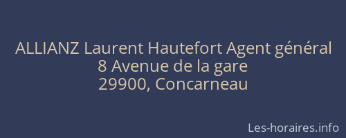 ALLIANZ Laurent Hautefort Agent général