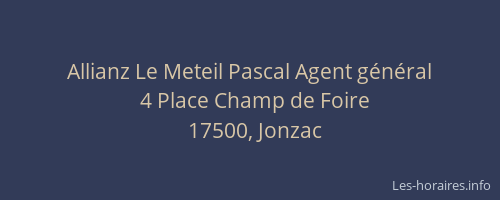 Allianz Le Meteil Pascal Agent général
