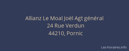 Allianz Le Moal Joël Agt général