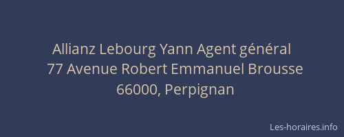 Allianz Lebourg Yann Agent général