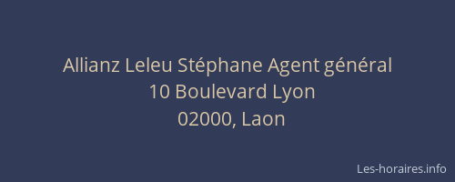 Allianz Leleu Stéphane Agent général