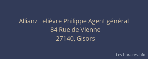 Allianz Lelièvre Philippe Agent général