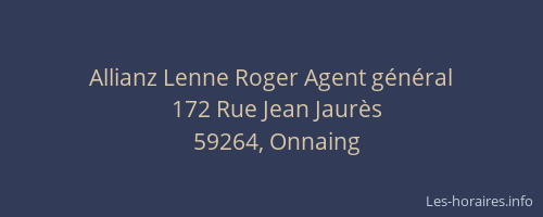 Allianz Lenne Roger Agent général