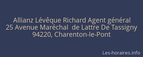 Allianz Lévêque Richard Agent général