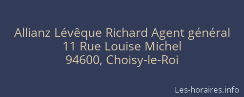 Allianz Lévêque Richard Agent général