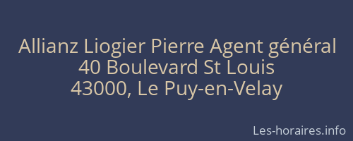Allianz Liogier Pierre Agent général