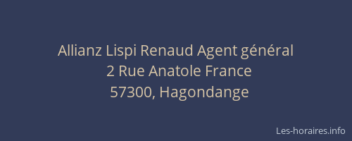 Allianz Lispi Renaud Agent général