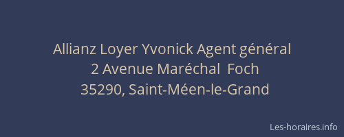 Allianz Loyer Yvonick Agent général