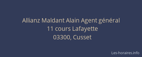 Allianz Maldant Alain Agent général