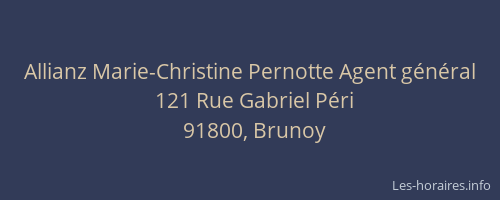Allianz Marie-Christine Pernotte Agent général