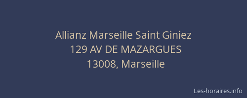 Allianz Marseille Saint Giniez