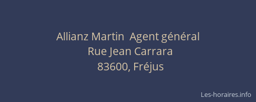 Allianz Martin  Agent général